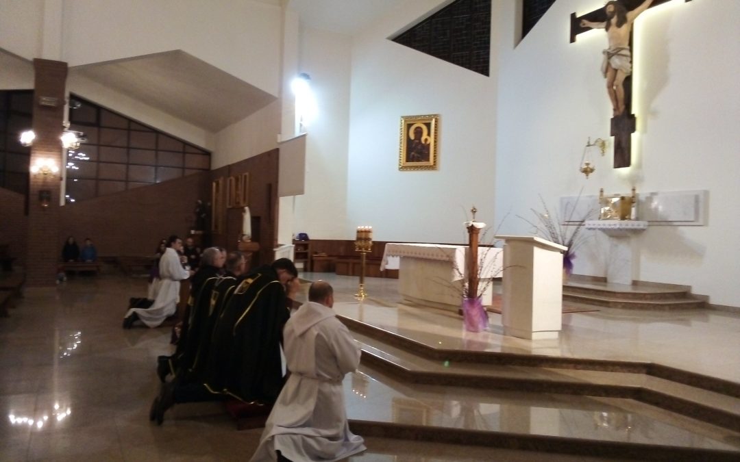 Msza św. za wstaw. św. JP II i Droga Krzyżowa (KSM) 2019