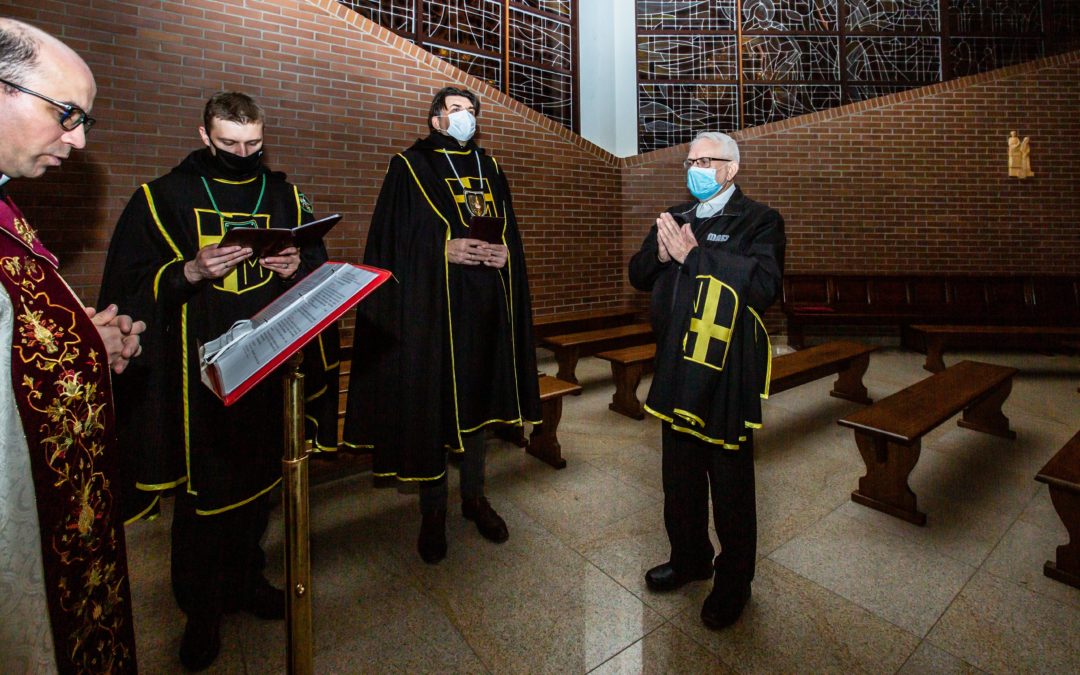Przyjęcie br. Tadeusza do Zakonu Rycerzy Jana Pawła II