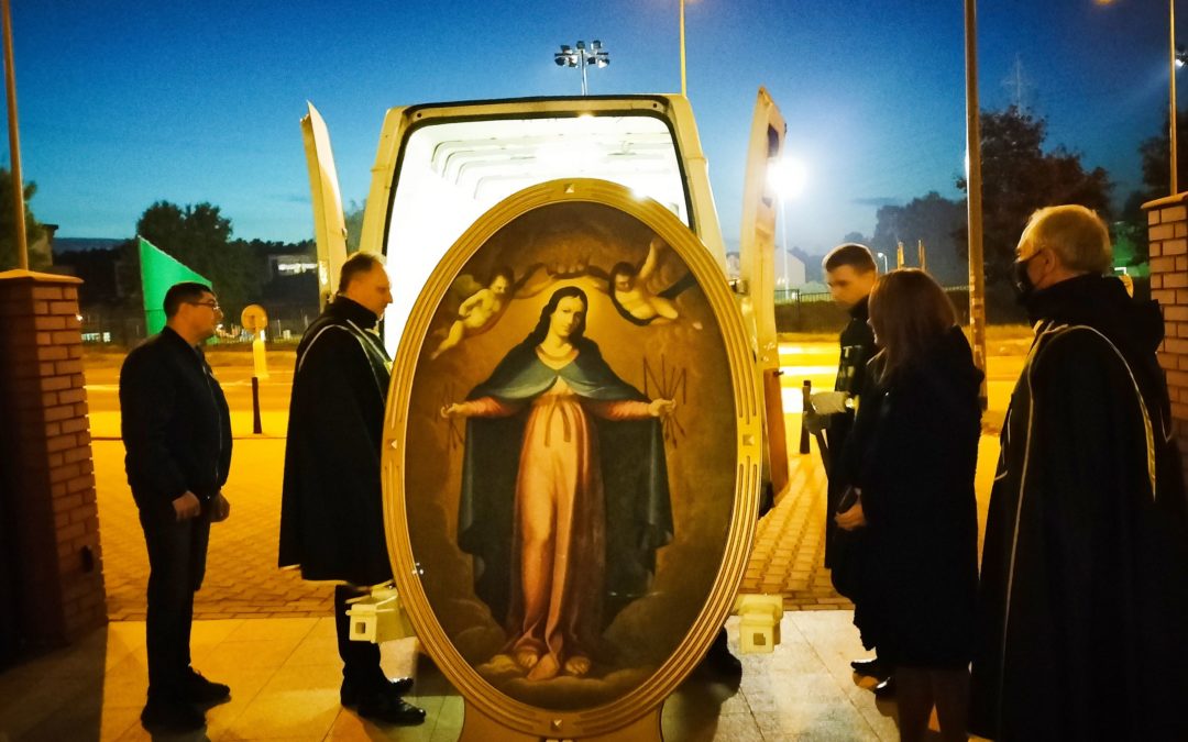 Pożegnanie kopii obrazu Matki Bożej Łaskawej